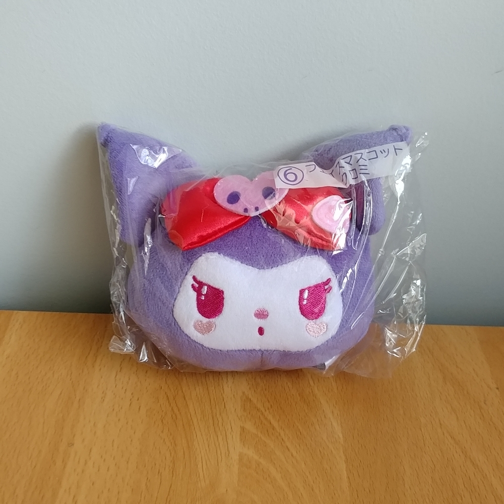 Sanrio x Sakuma Strawberry Milk Candy kuji plush mascot - Kuromi